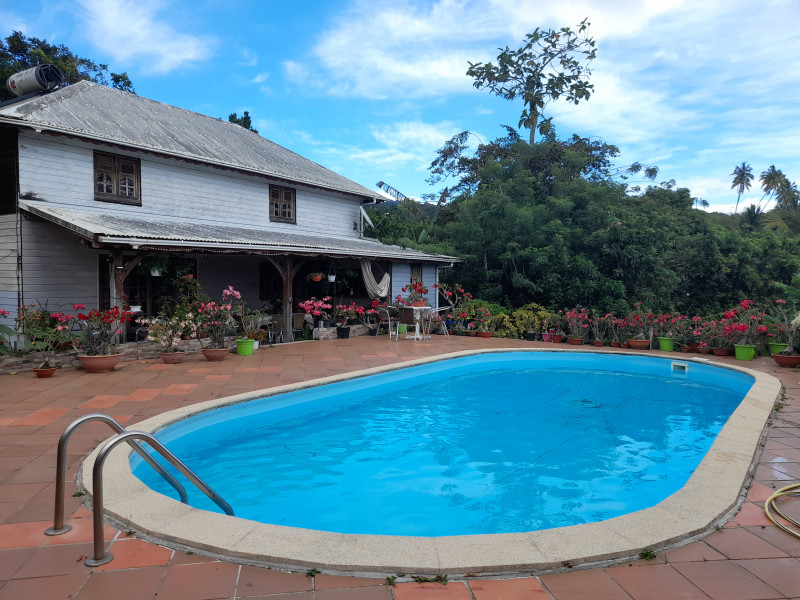 villa swimming pool martinique